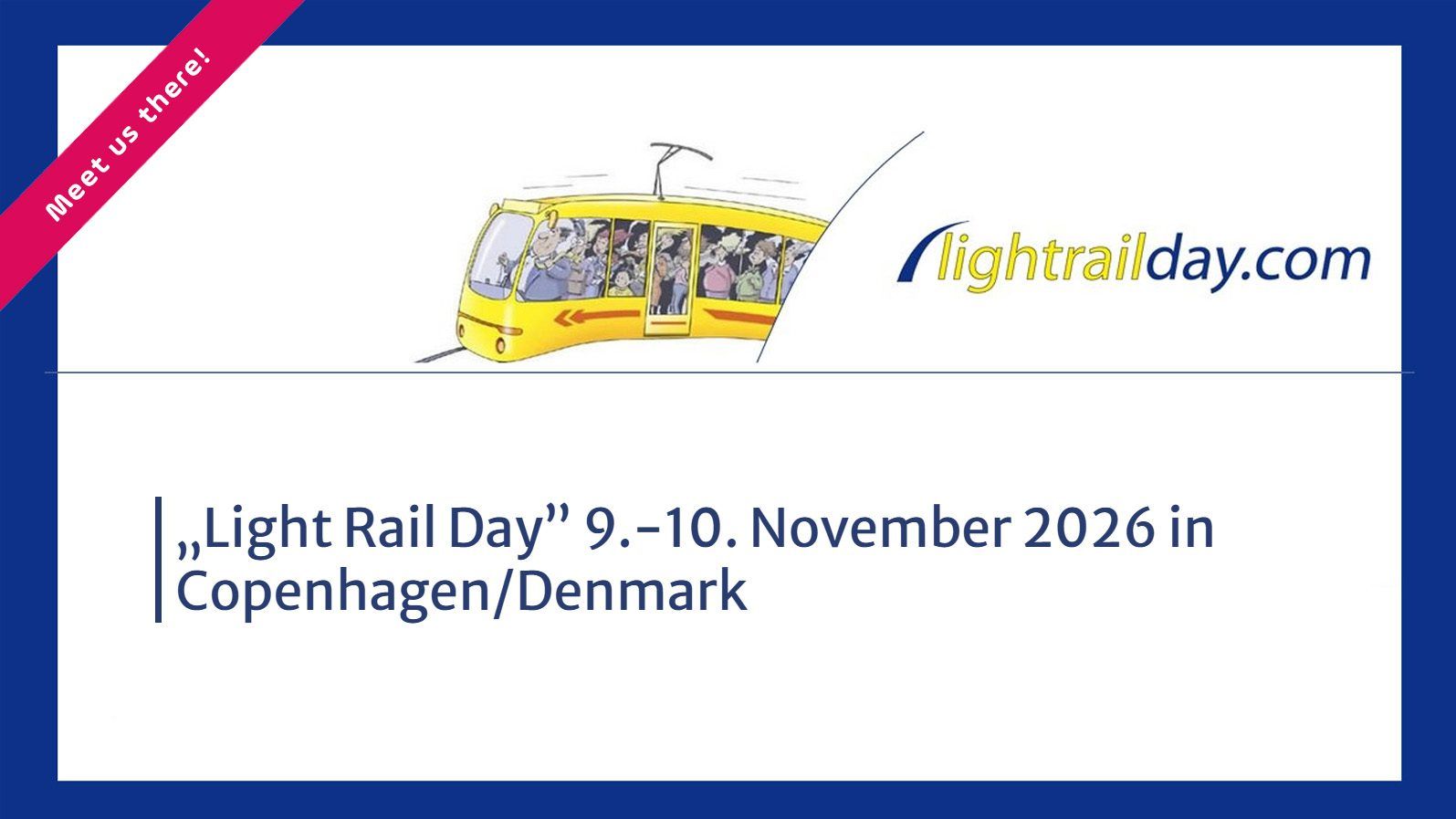 logo and event dates for event "light rail day" in Copenhagen Denmark